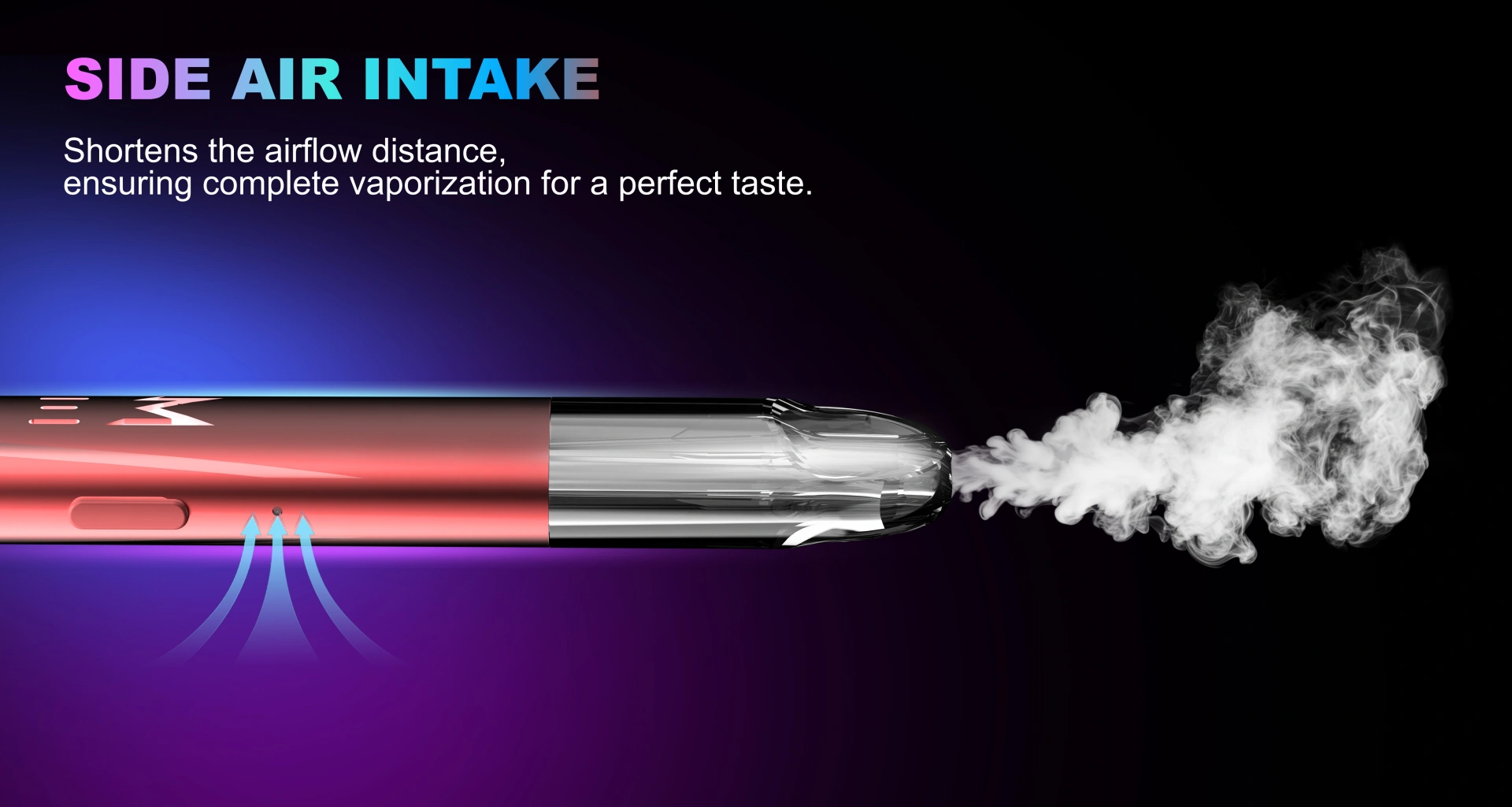 M Zero Pro: side air intake