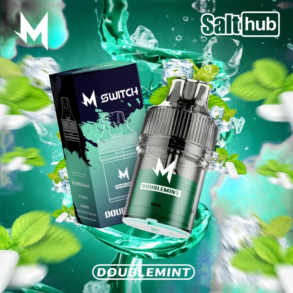 M Bar 15K doublemint disposable vape pod