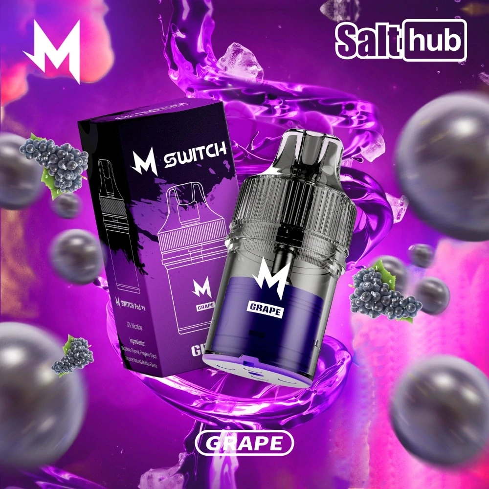 M Bar 15K grape disposable vape pod