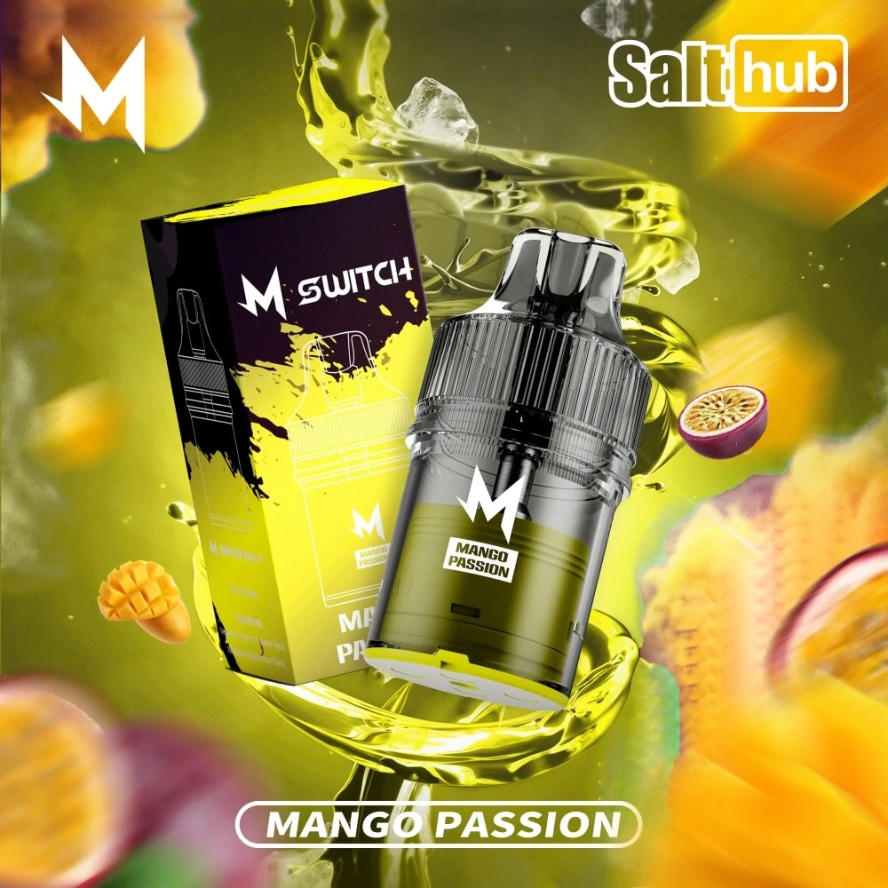 M Bar 15K mango passion disposable vape pod