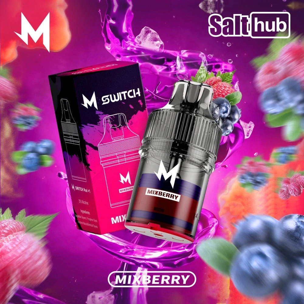 M Bar 15K mixberry disposable vape pod