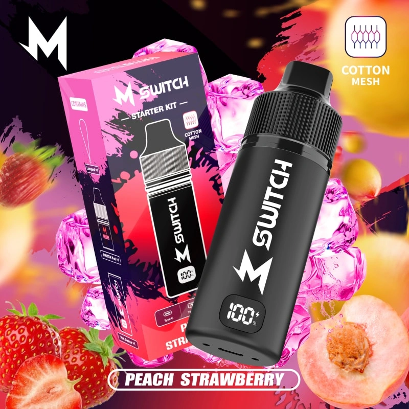 m switch kit peach strawberry flavor