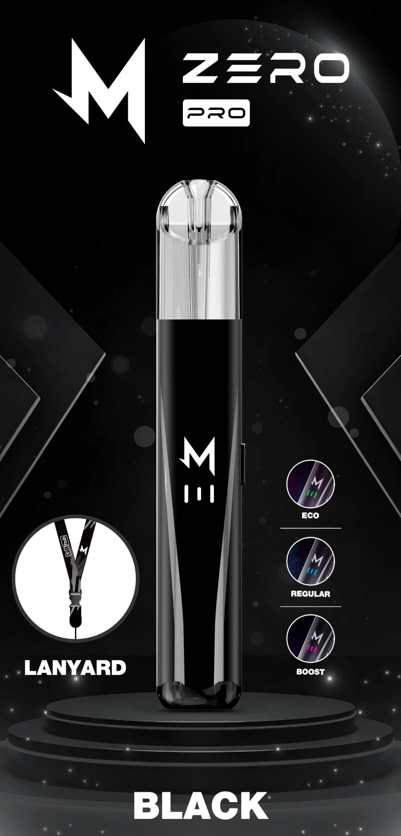 zero pro vape pod kits black color